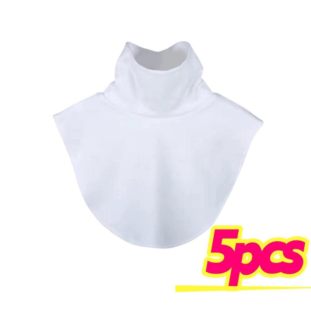 Spring Winter DIY Shirts Collar Patch T-shirts Extended Neckwear Detachable Inner Collar Quality Lapel Turtleneck Neck Warmer