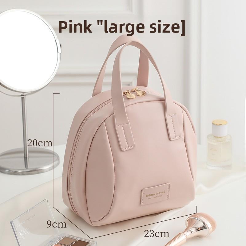 Skořepinová kosmetická taška pro ženy, velkokapacitní vodotěsná přenosná toaletní taška, velká taška na uskladnění make-upu