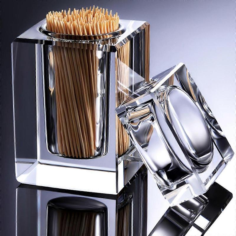 Toothpick Dispenser Cotton Swabs Box for Storage Use Multi Use