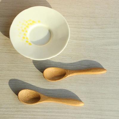 Small Wooden Baby Honey Coffee Spoon Condiment Spoon 9.2*2.0Cm
