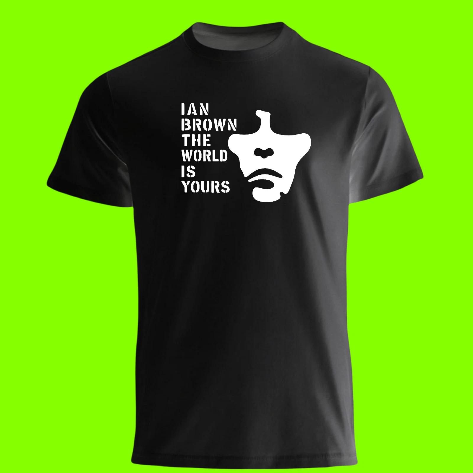 Ian Brown - T Shirt - Indie Rock Roses Trip Hop Stone 90s 2XL