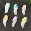 Pair of Crafty Artificial Feather Birds, Exquisite Foam Animal Model, Unmissable Tit Decor for DIY Project, Home and Garden.