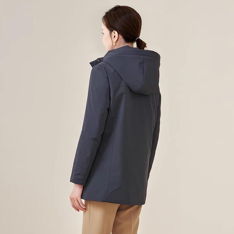 Terroman Unisex Winter Hooded Goose Down Puffer Jacket