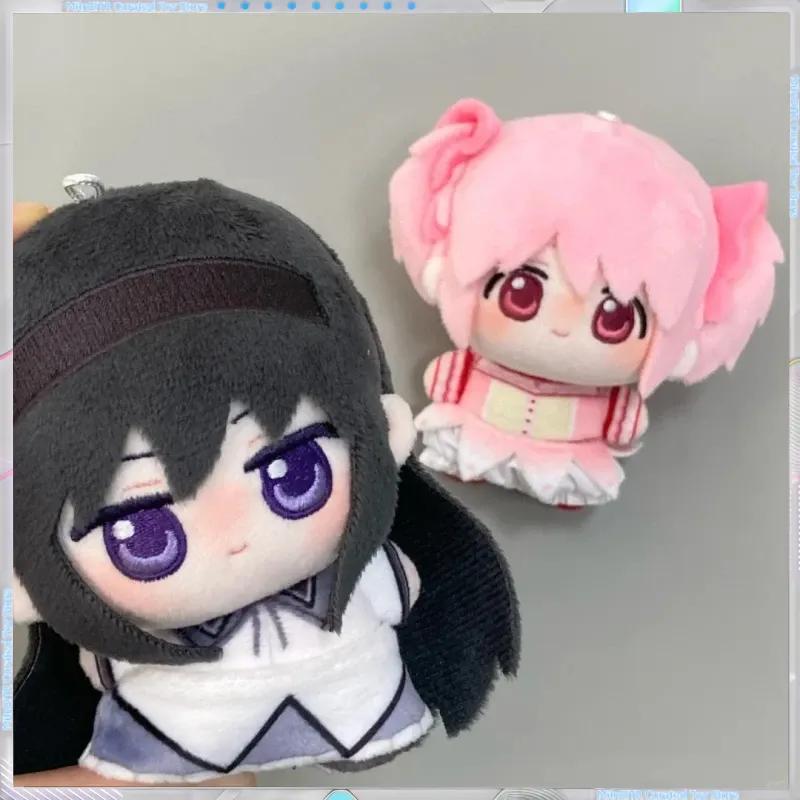 Puella Magi Madoka Magica Animation Peripherie Madoka Kaname Homura Akemi Q Version Plüschpuppe Spielzeug Kawaii Desktop Deko 10cm Geschenk