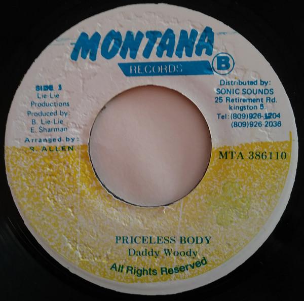 

7inch Record DADDY WOODY Priceless Body Pitch Dub MTA386110 Montana Records Jamaica Reggae Ska Dub Used