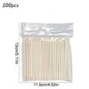 100Pcs/pack Orange Wood Sticks For Cuticle Pusher Cuticle Remove Tool 5 Different Sizes Double Headed Forks For Nails Manicures