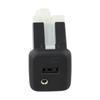 Car Charging Solution USB Charging Port ABS Material Black Easy To Use Non-Deformation Construction For Chevrolet