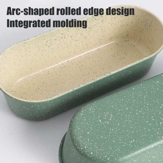 Forma na dlouhý toastový chléb z uhlíkové oceli, forma na polotovary pro hotdogové bulky, nepřilnavá, domácí pekařské náčiní na dorty a pečivo