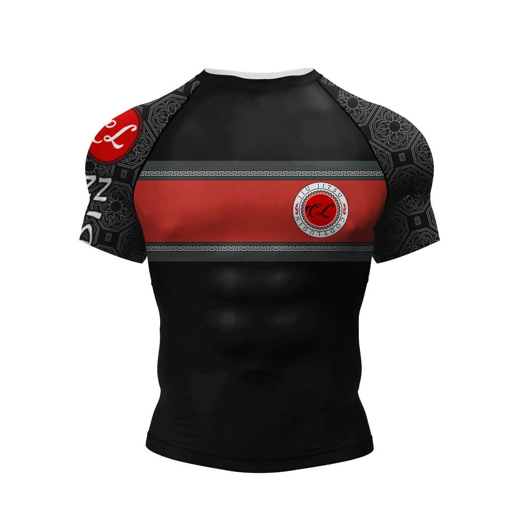 2026 CODY LUNDIN T-shirt de Sport Grappling pour Homme Sublimation Rash Guard BJJ Compression Rashguard Jiu Jitsu No Gi pour MMA Enfants