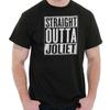 Straight Outta Joliet Illinois IL Souvenir Womens or Mens Crewneck T Shirt Tee