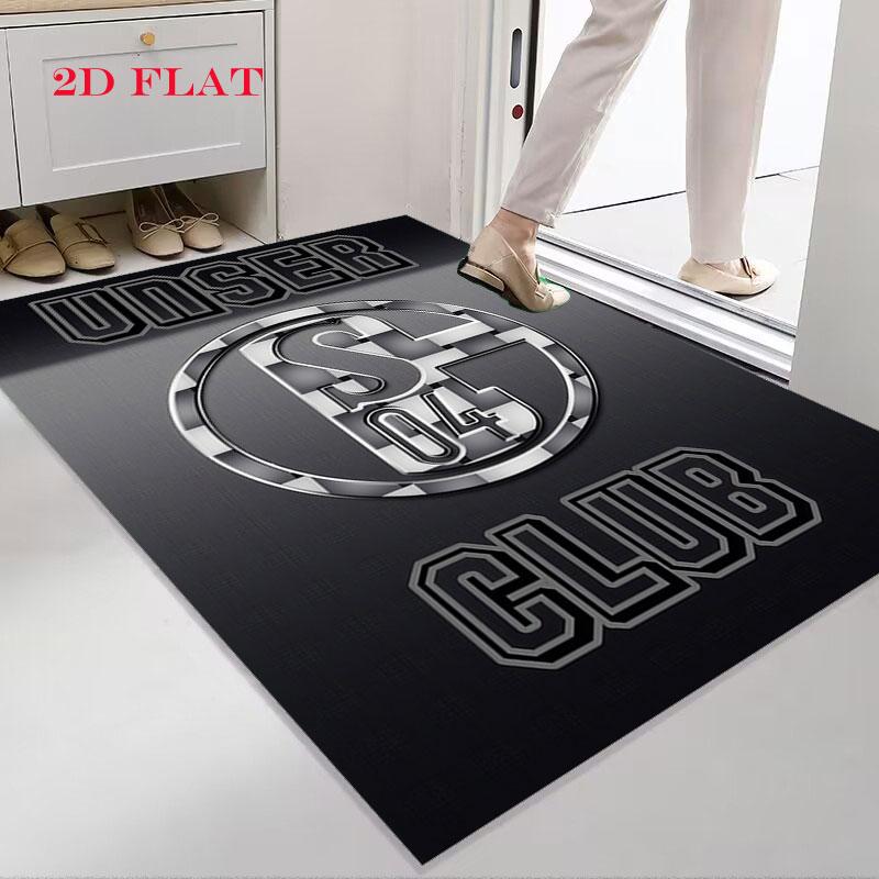 Schalke Logo Poster Carpet Rug for Living Room Bedroom Home Sofa Decoration,Kids Play Nonslip Floor Mat