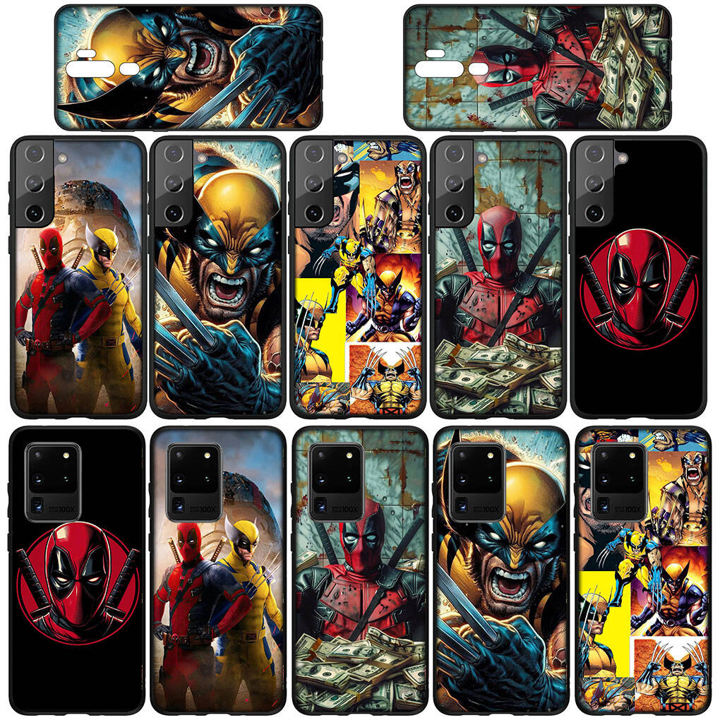 Case for iPhone 17 16 15 Xiaomi Poco F8 F7 X7 X6 M8 C85 C75 C71 Redmi Note 14 13 12 11 Pro Max A3 A4 14C 13C 15C Deadpool VS Wolverine Superhero Cover