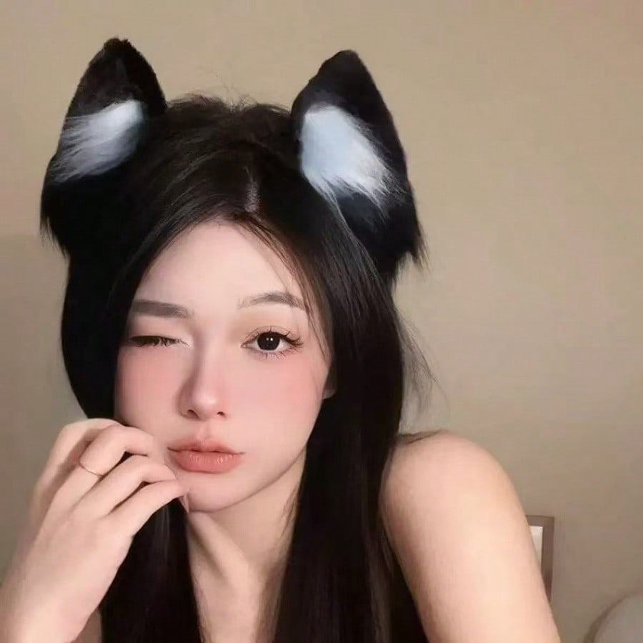 Halloween/Christmas Cat Ear Headband, Costume Accessory, Hair Hoop Hairband For Women