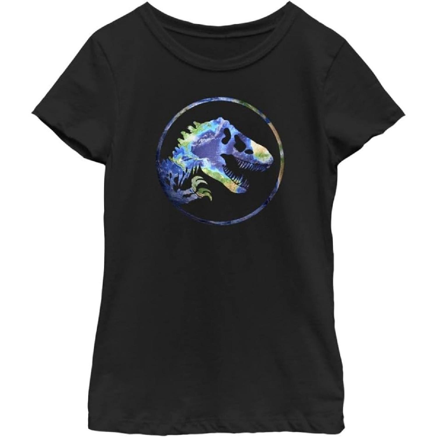 

JURASSIC WORLD Earth Logo Girls Short Sleeve Tee Shirt XXXXXL різнокольоровий