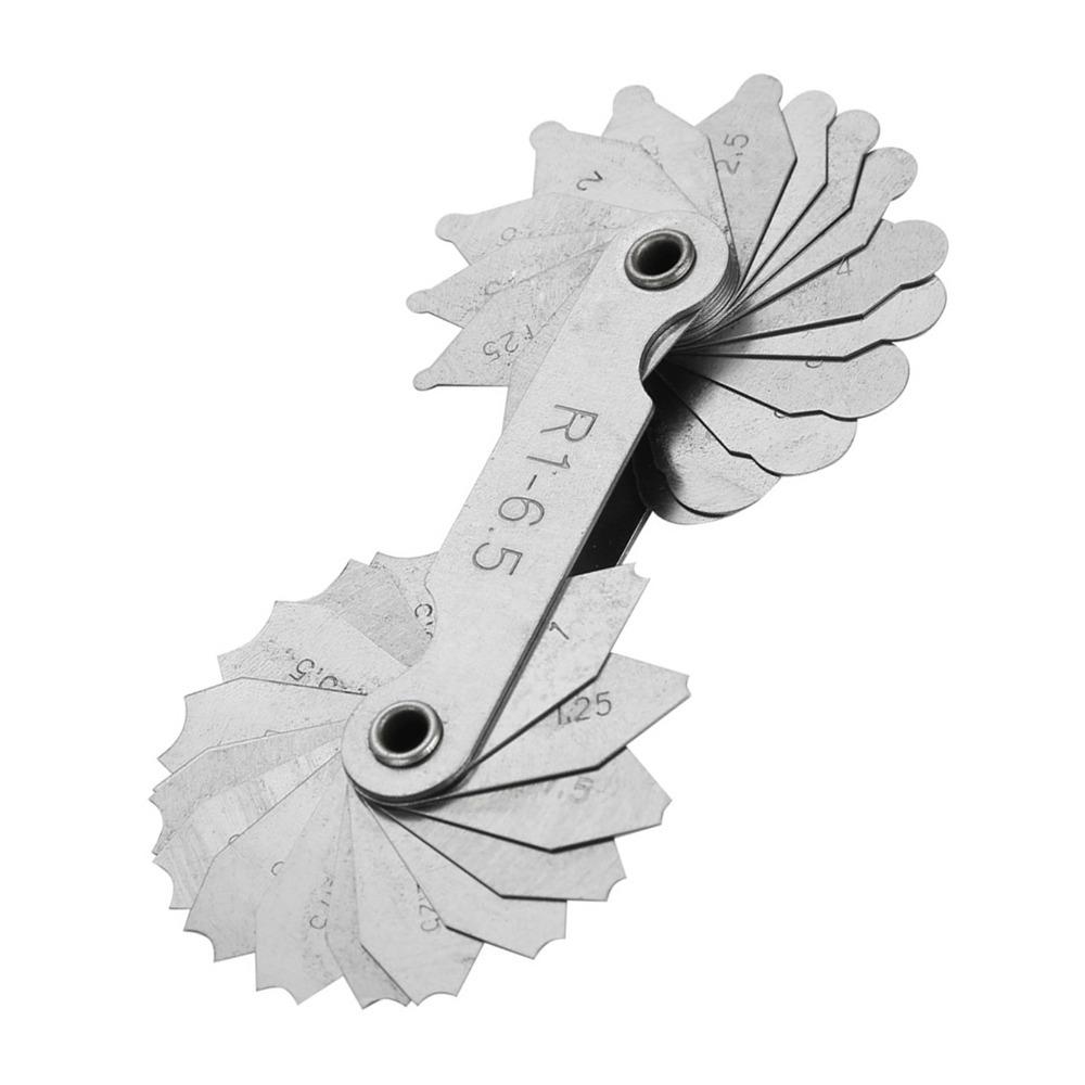 Stainless Steel Stainless Steel Gauge R1-6.5MM Measuring Tool Radius Fillet Gauge Die Makers