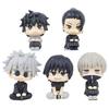 10cm Anime Jujutsu Kaisen Figure Itadori Yuji Gojo Satori Fushiguro Megumi Kugisaki Kawaii Toy Car Decoration Model Gift PVC Kid Friendly Entertaining