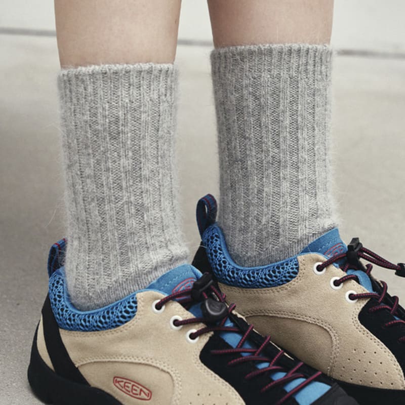 LOEIL Basic Pastel Angora Socks - 5 colors