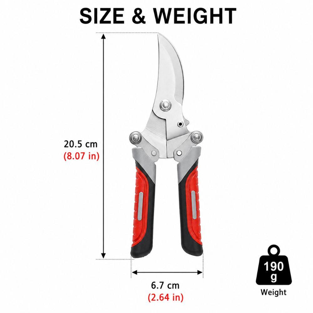 Foldable Pruning Shears Stainless Steel Branch Pruner Convenient Plant Branch Trimmer  Landscaping