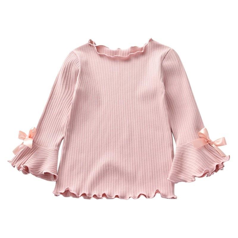 Kleidung Baby Mädchen T-Shirt Herbst Mädchen Kleidung Fliege Kleidung Prinzessin Langarm Top