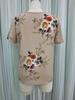 Available: Spring/Summer 2026 Women's Casual Chiffon Short Sleeve Round Neck Printed Top - 7 Colors, 6 Sizes