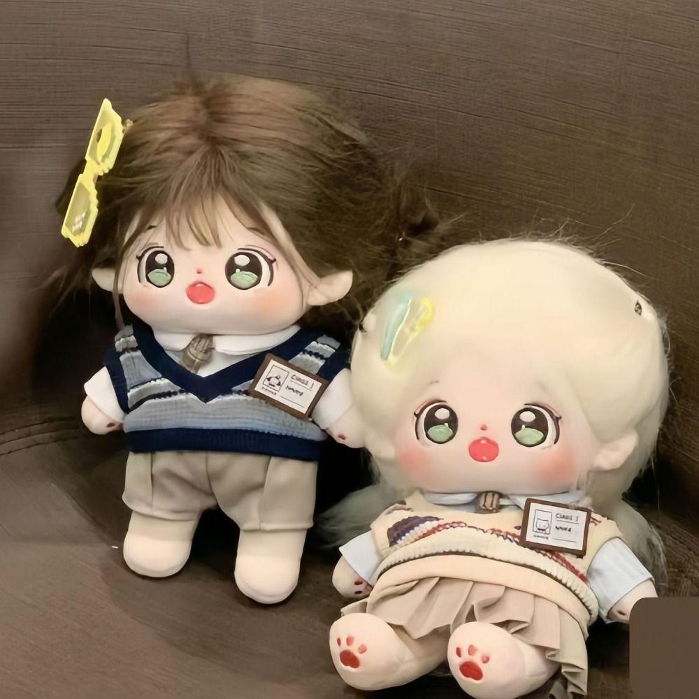 Kazak Peluş Bebek Kıyafetleri Postacı Niteliksiz Bebek Kıyafetleri Pamuklu Bebek Kıyafetleri 20cm Pamuklu Bebek