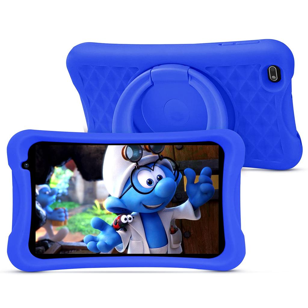 PRITOM Kids YouTube Kids Google Kids Time IPS 64GB 5000mAh Android Year Lightweight Case Blue Tablet, & Space, Limits, 8-inch Screen, ROM, OS,