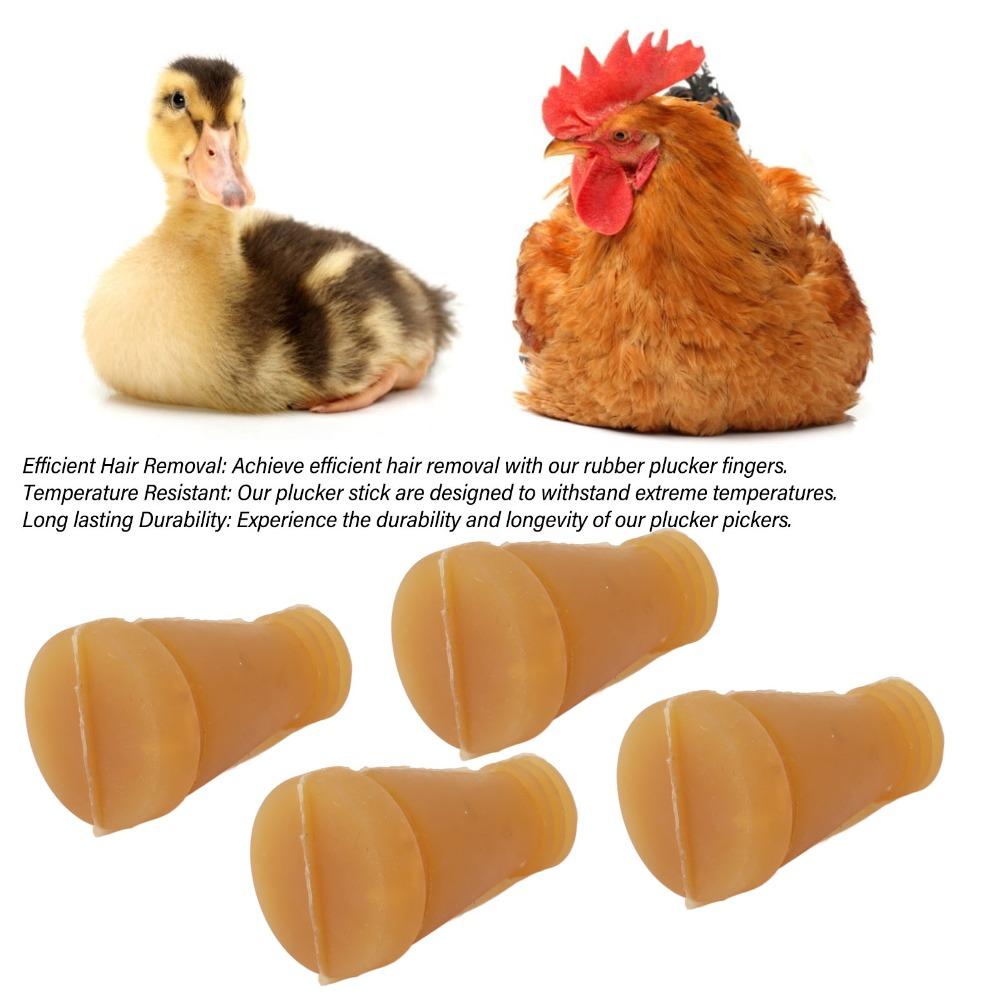 20Pcs Soft Texture Chicken Plucker Finger Poultry Feather Removal Machine