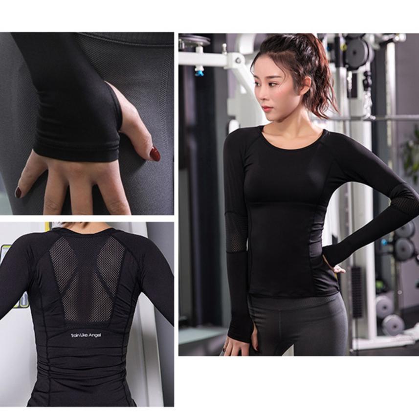 Women Sport T Shirt Quick Dry Fitness Clothing Sports Gym Running