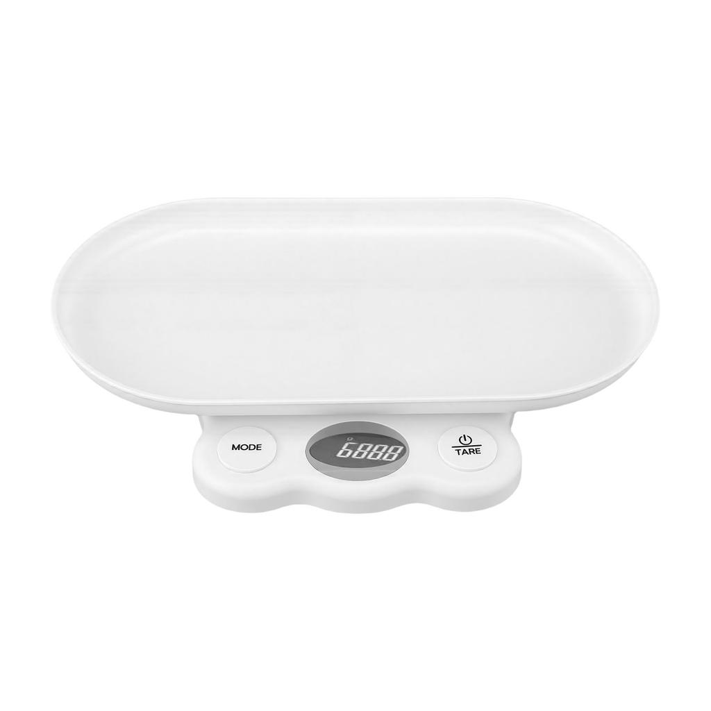 Kitchen Food Scale with Removable Tray Small Electronic Weighing Scale for Fruits Newborn Pet