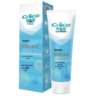 Naice Enriched Baking Soda Toothpaste, Enzyme & Probiotic Formula, 6-Pack