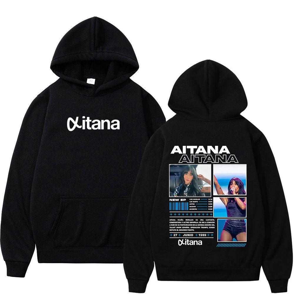 Butterfly Aitana Graphic Hoodie Men Women Hip-hop Harajuku Pullover Long-sleeved Winter Loose Casual Aesthetic Trendy Sweatshirt