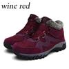Herren- und Damen-Winterstiefel, Baumwolle, warm, bequem, Schneestiefel, rutschfeste Stiefeletten, Outdoor-Wanderstiefel
