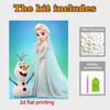 Disney Pearl Painting Princess Elsa and Olaf DIY Pearl Art Pearl Painting Kit Pearl Art Painting Wall for Home Office Decoration Handmade Gifts