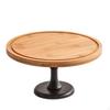 Cake Stand with Transparent Cover Rotating Option Dome Lid Dustproof Pedestal