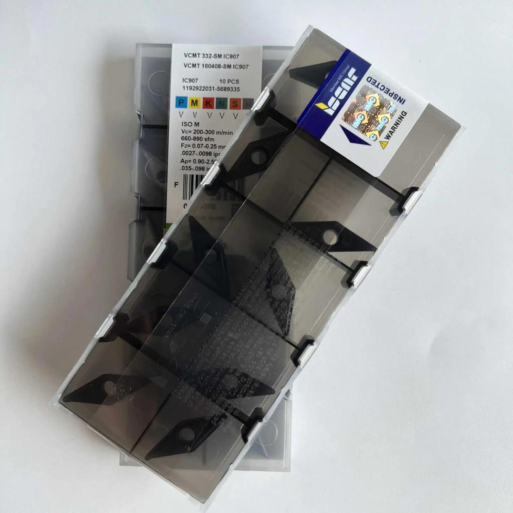 ISCAR / VCMT160408-SM IC907 /Industrial indexable carbide inserts 10 Pcs