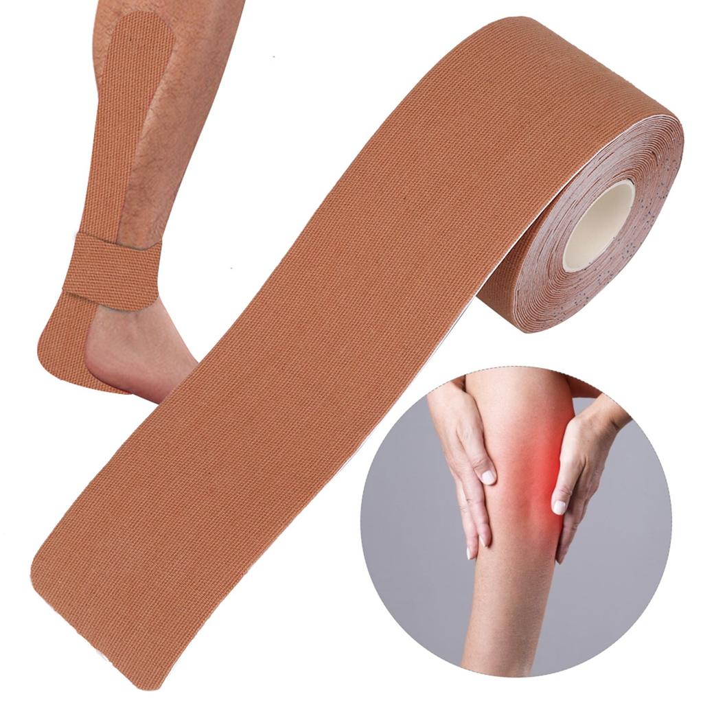 Taśma Mięśniowa Bandaż Sportowy Taśma Kinesiologyczna Klejąca Ulga w Bólu Mięśniowa Naklejka Koloryt