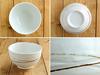 Tableware East Ryžová miska (Malý) Špirálová Minoruba 3-farebná súprava Námornícka biela karamelová ryžová miska ryžová miska hrniec malá miska