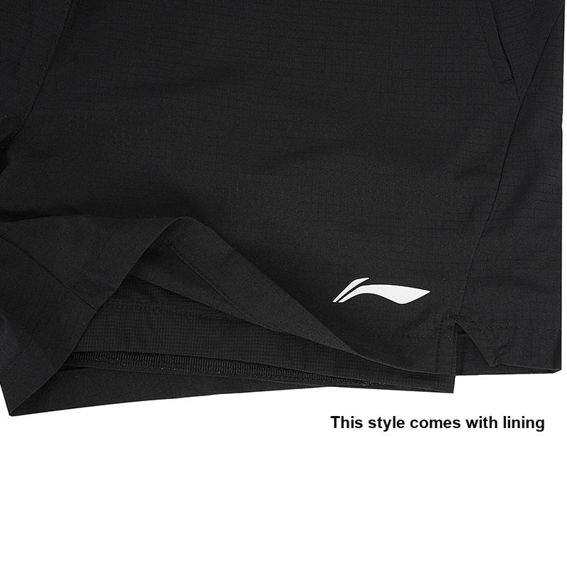 Li-Ning Quick-Dry Cool Table Tennis Series Sports Shorts With Lining Unisex Shorts AAPW013