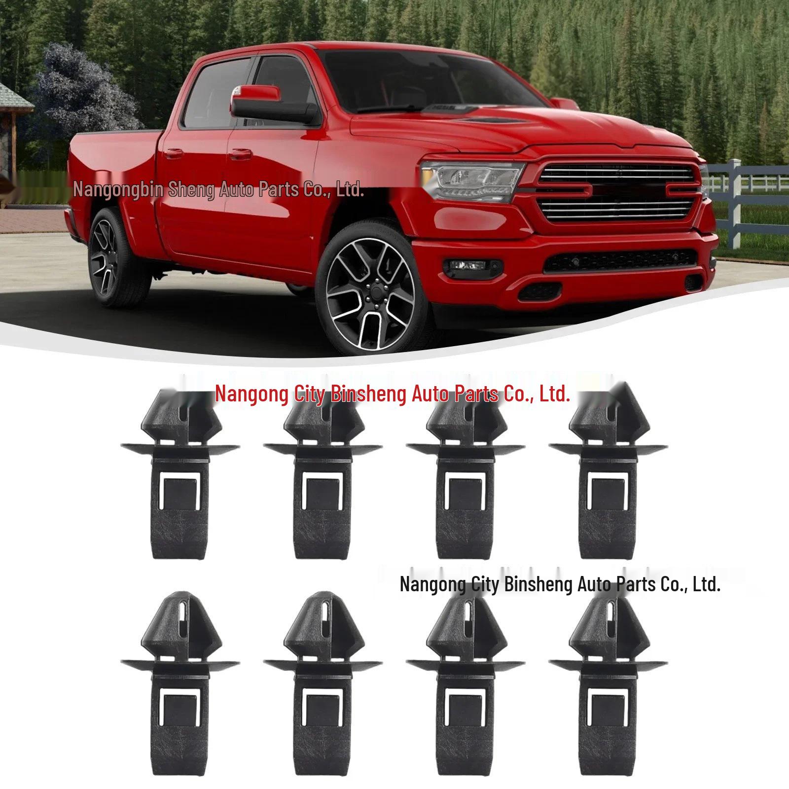 68213168AA Radiator Grille Active Louver Clip for 13-19 Dodge Ram 1500 68213168AA