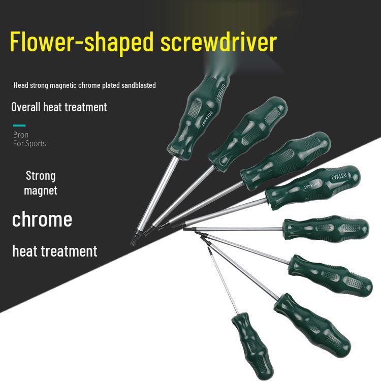 Hex Lobe Torx & Pozi T-Type Star Screwdriver Set