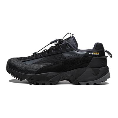 Li Ning CF Su Series Outdoor Pro Comfortable Trendy Shock Absorbing Waterproof Low Top Casual Shoes Men Casual Shoes Black AGLU151-4