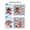 Santa Claus Elk Christmas Windows Electrostatic Stickers Snow Party Decor DIY Gifts Stickers Adhesive Christmas Decorative