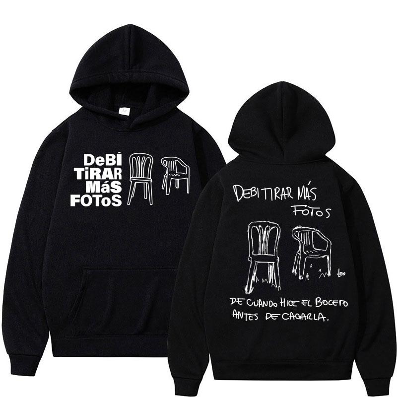 

DTMF Debí Tirar Más Fotos BAD BUNNY Hoodies Men Women s Fashion Hip Hop Pop Music Sweatshirt Fleece Oversized Casual S