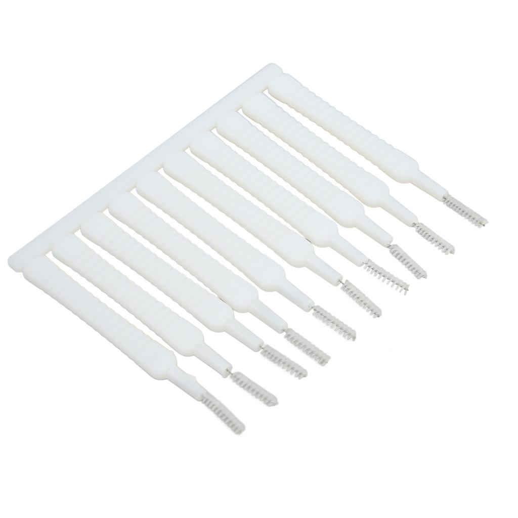 10 Stück Mini Duschkopf Reinigungsbürste Kratzfest Rutschfest Kleine Loch Nylon Reinigungsbürste für Düsenverstopfungen