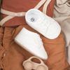 British Style PU Leather Baby Shoes for 0-1 Year Olds - Non-slip Soft Sole Walking Shoes