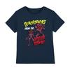 Camiseta Infantil Stranger Things Demogorgon Insignias 7-13 Años, Azul Marino