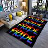 Support Love Equality Inclusion Empowerment Carpet Yoga Living Room Room Decor Children's Crawling Mat Doormat Area Rug