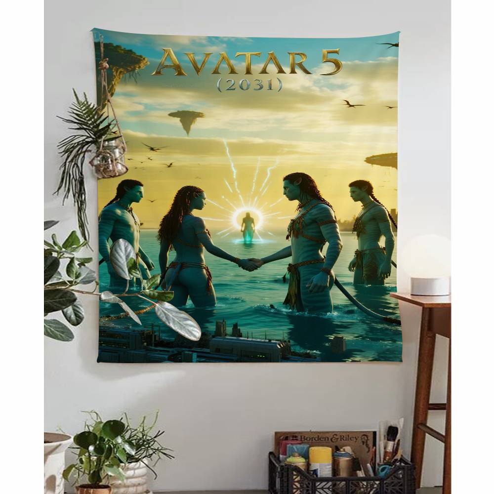 1PC Scifi Movies AAvatar Vintage Colorful Tapestry Wall Hanging Bohemian Wall Tapestries Mandala Wall Art Decor