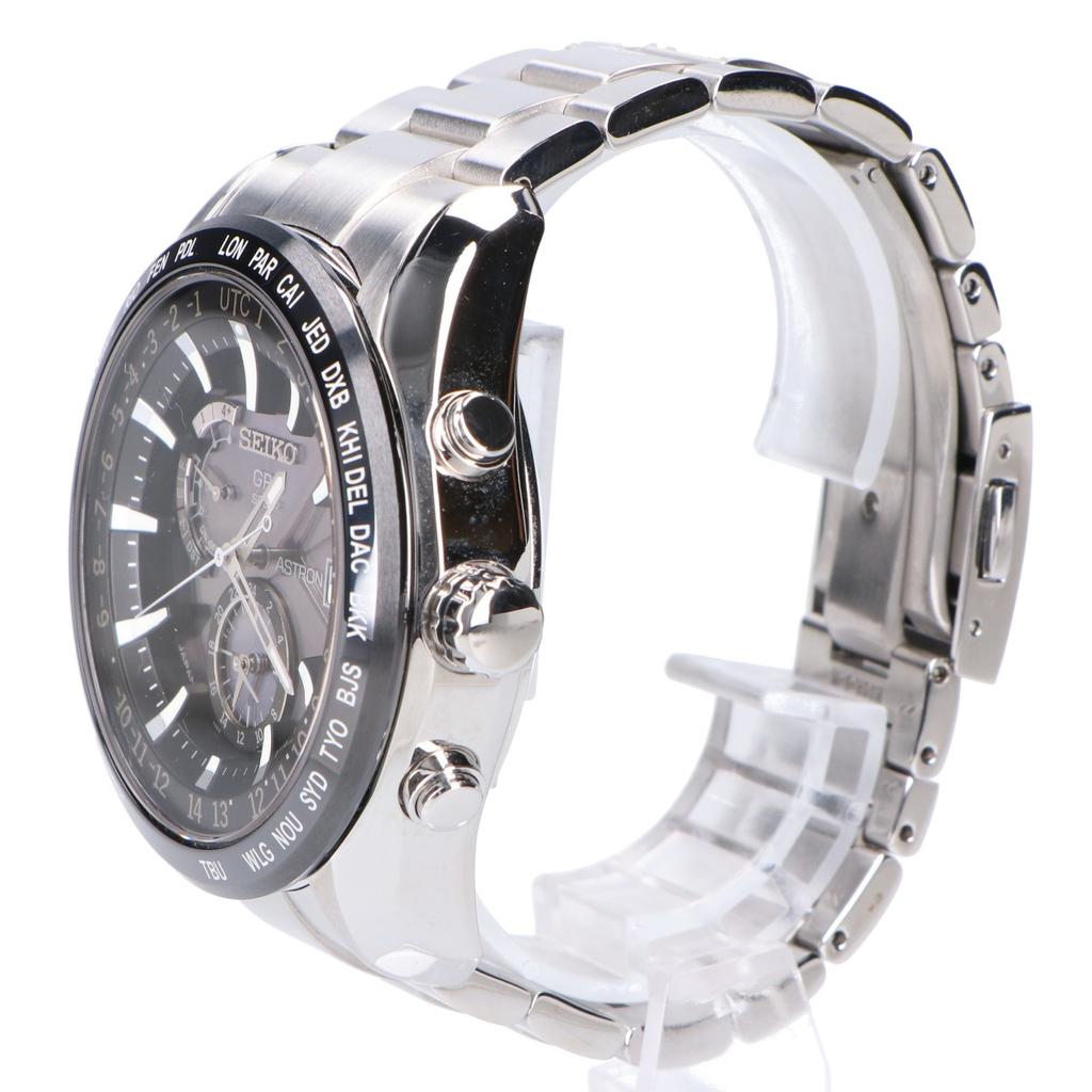 Seiko [Excellent Condition] SBXA021 7X52 ASTRON GPS Solar Powered Radio Wave Watches SilverUsed