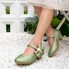 Scarpe Abiti da Festa per Ragazze di Primavera Nodo Elegante Passerella Bambini Tacchi Alti Moda Bambini Principessa Matrimonio Scarpe in Pelle